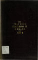 Canada Year Book Cover 1873