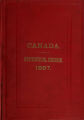 Canada Year Book Cover 1887