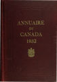 Page couverture de l'Annuaire du Canada 1932