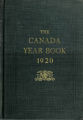 Canada Year Book Cover 1920