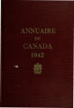 Page couverture de l'Annuaire du Canada 1942