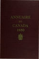 Page couverture de l'Annuaire du Canada 1950