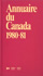 Page couverture de l'Annuaire du Canada 1980-81